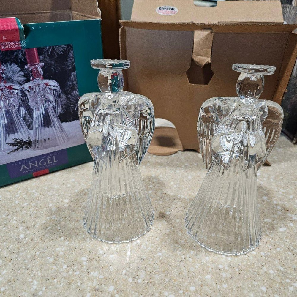 Angel candle holders - Picture 2 of 2
